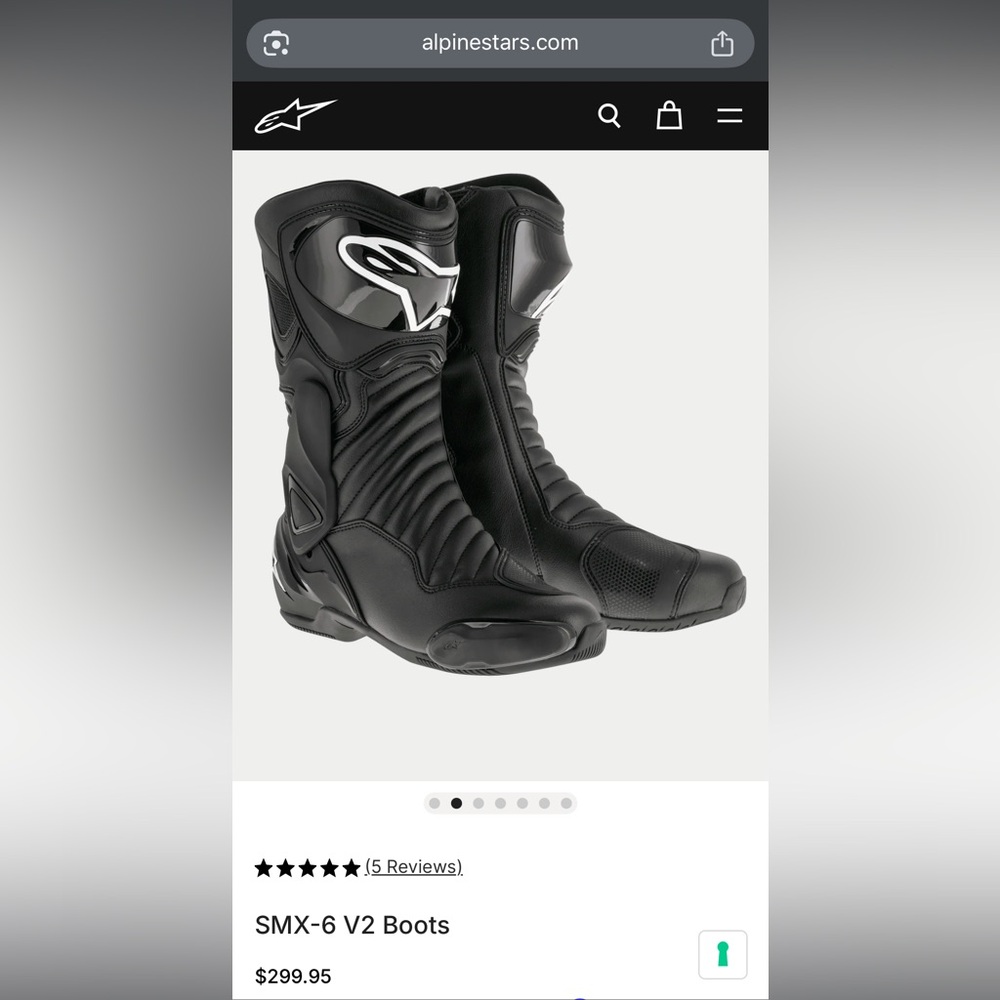 Alpinestars Sportsbike Riding Boots
